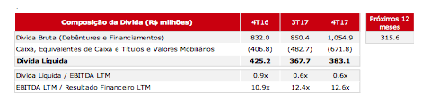 Endividamento da Fleury