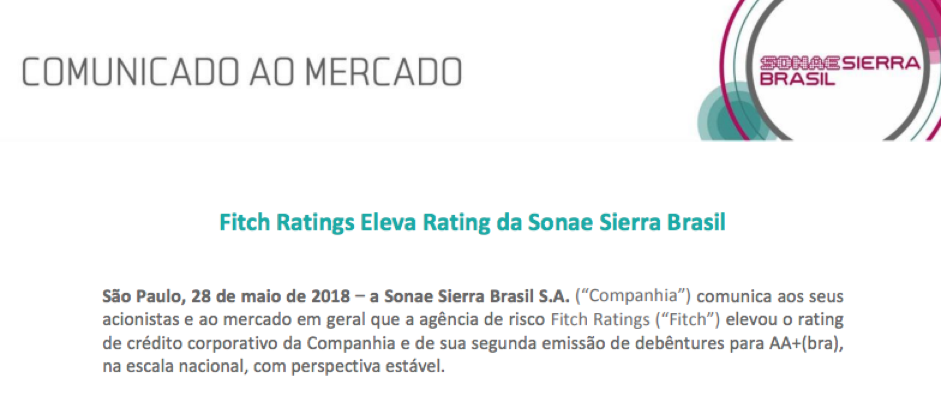 rating de investimento