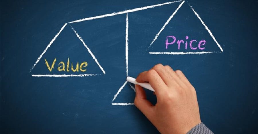 Diferença entre preço e valor