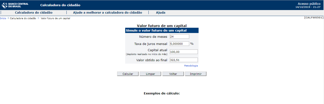 Calculadora do Cidadão