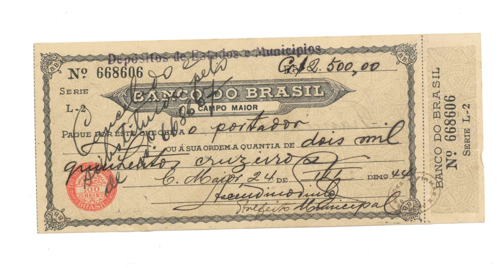 Como solicitar cheque pela primeira vez?